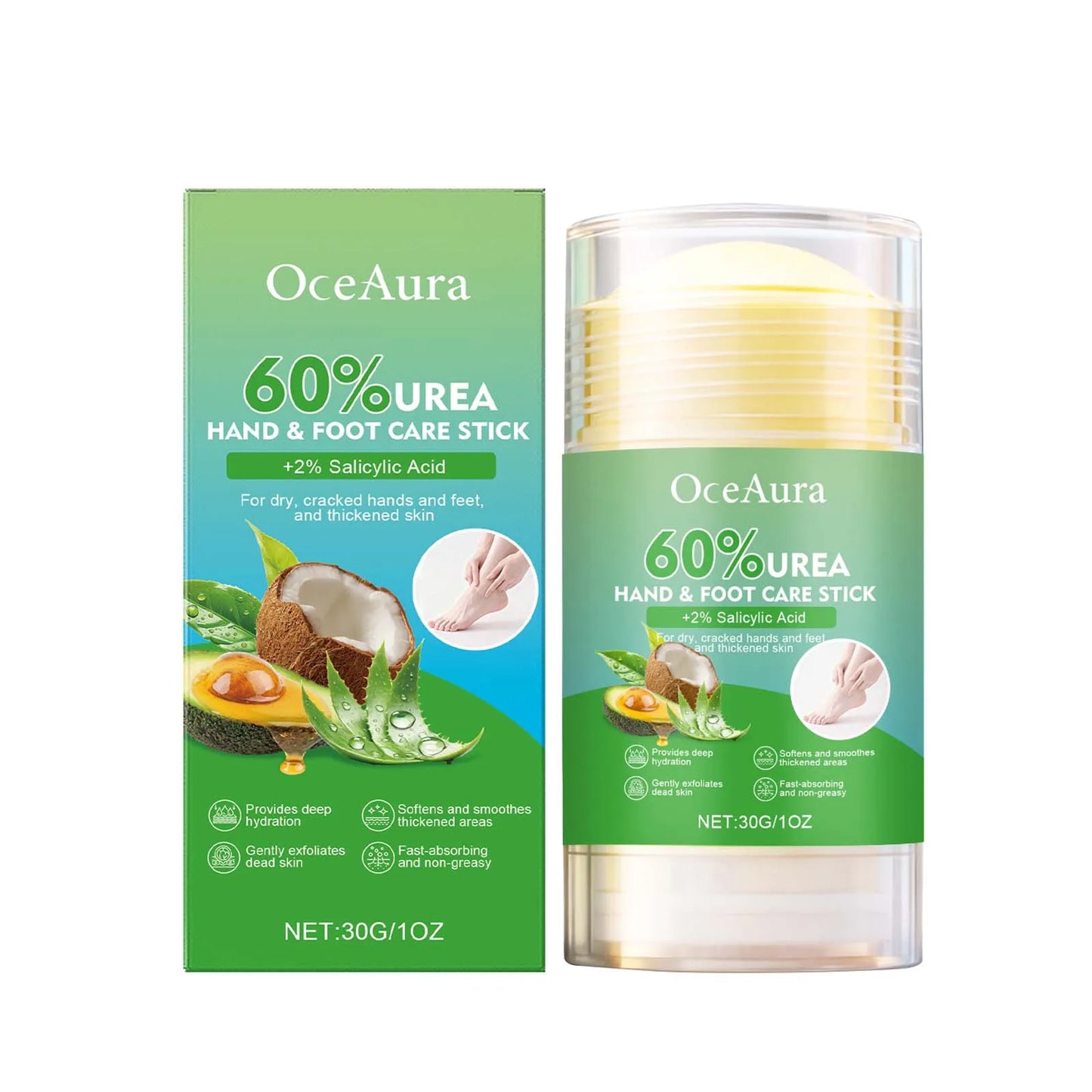 Foot Cream Stick - Moisturising Heel Crack Repair for Very Dry Skin