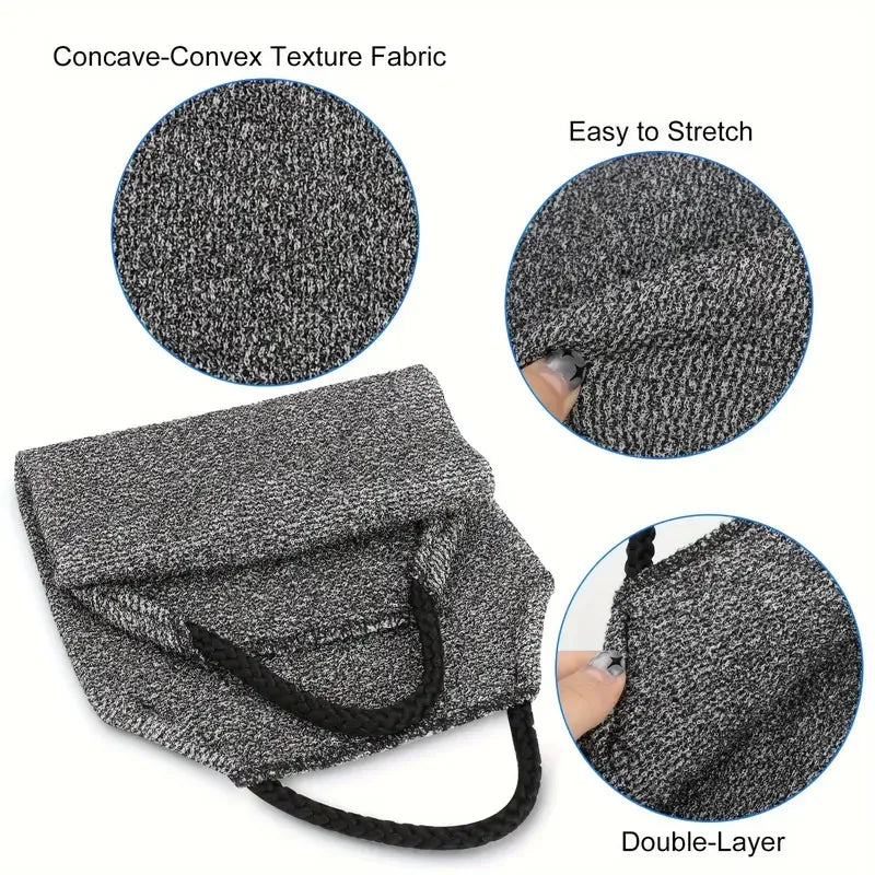 African Net Bath Sponge 2pcs - Long Exfoliating Body Scrubber