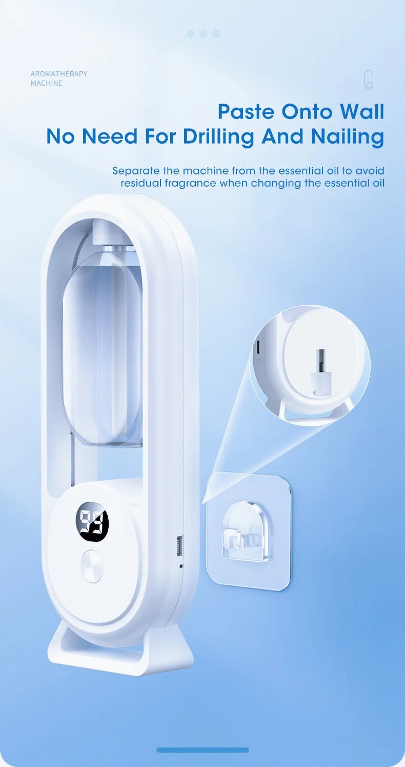 Smart Essential Oil Diffuser - 5-Speed Adjustable Atomiser Deodoriser