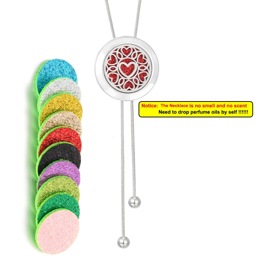 Tree of Life Aromatherapy Necklace - Essential Oil Diffuser Pendant