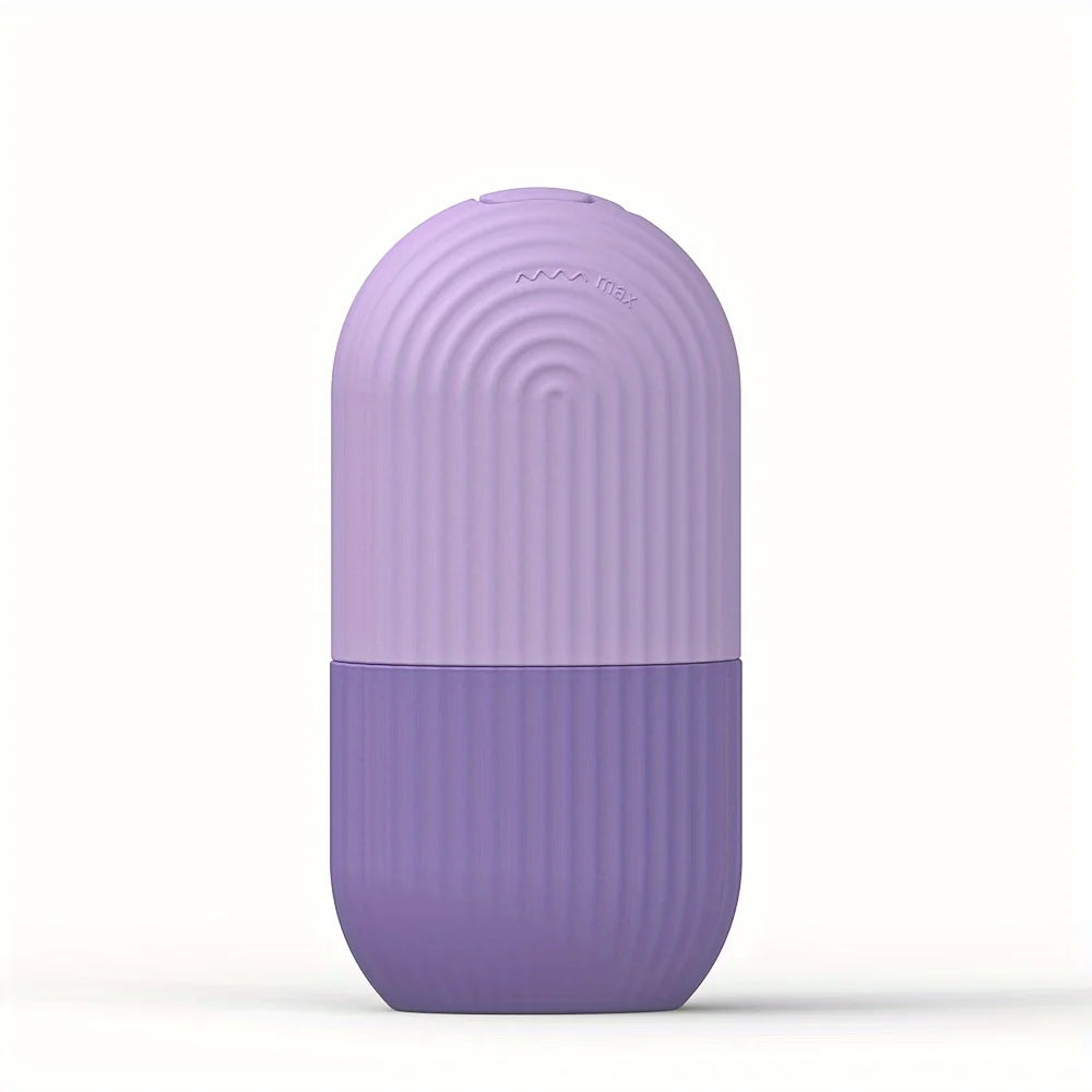 Ice Roller for Face & Eyes - Reusable Silicone Facial Massage Tool