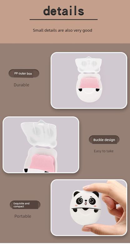 Outdoor Portable Student Cartoon Portable Soap Slice