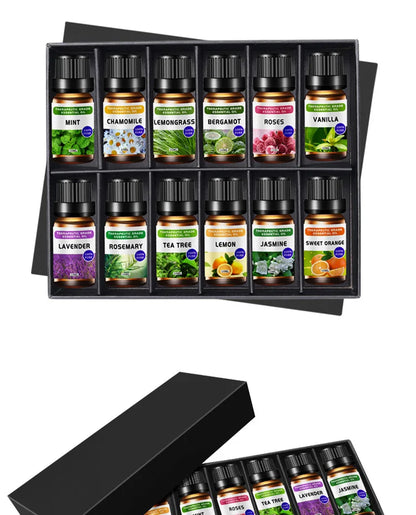 Essential Oil Set 10ml - Aromatherapy Massage & Candle Making Kit