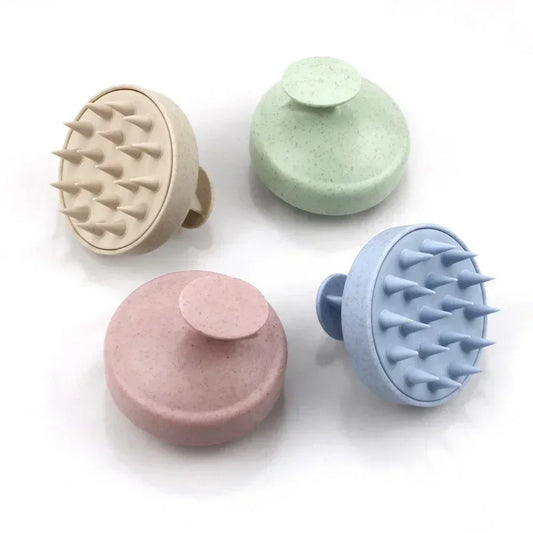 Silicone Shampoo Brush - Scalp Massage & Hair Washing Comb