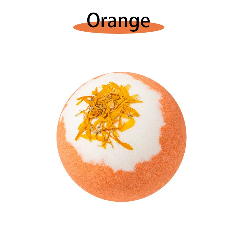 Organic Bath Bomb 100g - Handmade Essential Oil Spa Gift