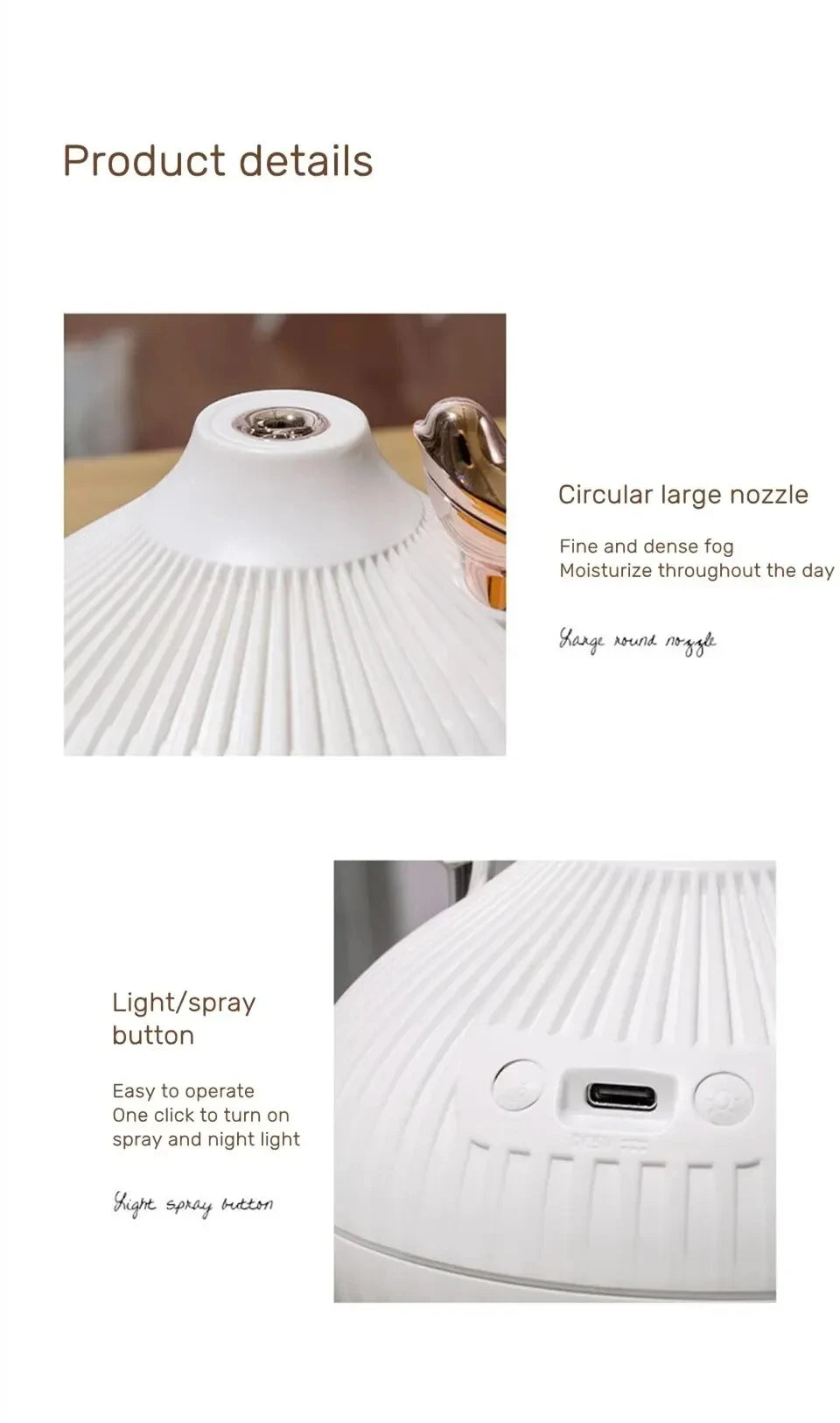 Portable USB Humidifier - Creative Onion Shape Aroma Diffuser
