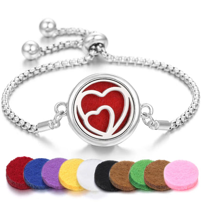 Tree of Life Aromatherapy Bracelet - Essential Oil Diffuser Locket