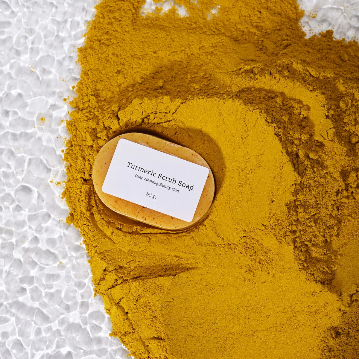 Turmeric Kojic Acid Soap - Natural Brightening Scrub for Face & Body