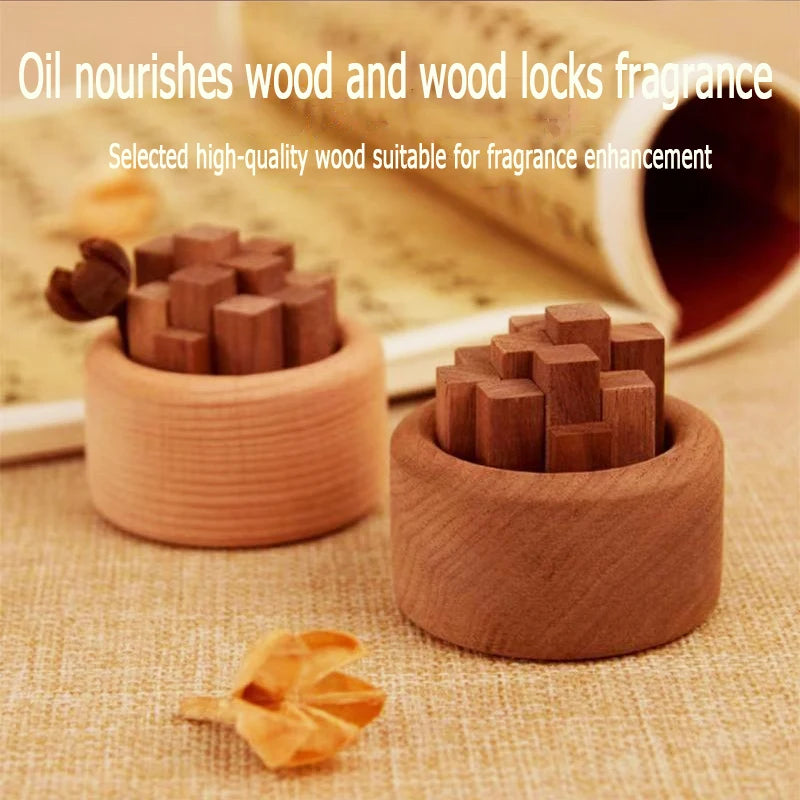 Reed Diffuser - Beech Wood Bottle Eco-Friendly Aromatherapy