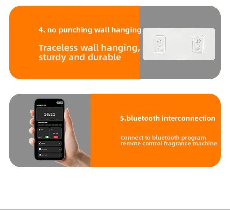 Professional Aroma Diffuser 500ml - Wall Mount Hotel Scent Machine