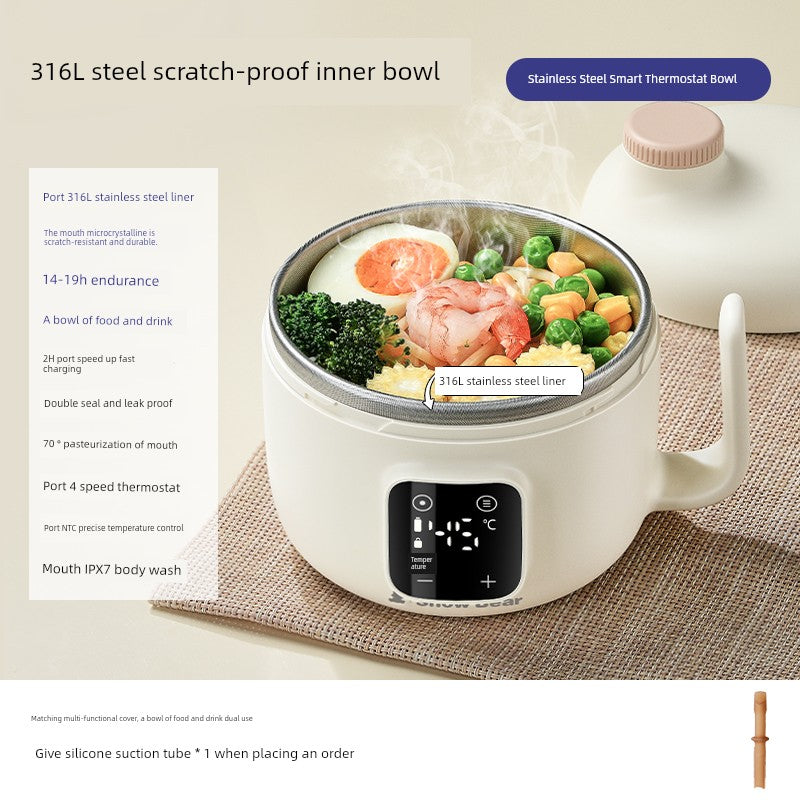Thermal Baby Food Bowl Smart - Rechargeable Constant Temperature Feeding Bowl