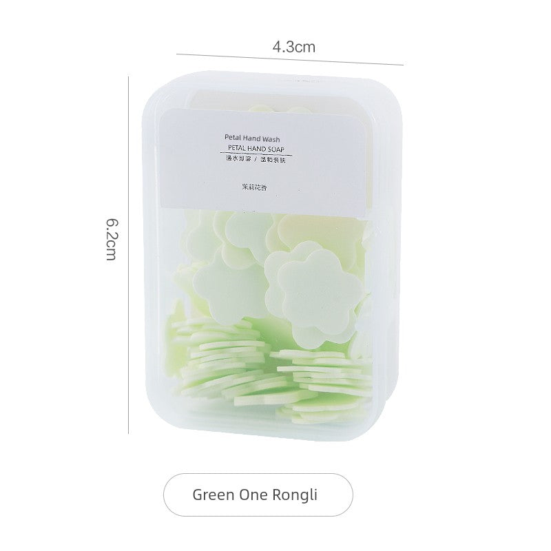 Outdoor Portable Student Cartoon Portable Soap Slice