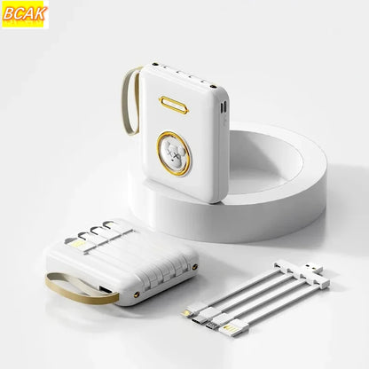 Fun Cartoon Power Bank 20000mAh - Mobile Charger with Cable Included