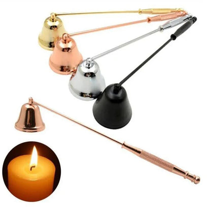 Candle Snuffer - Stainless Steel Bell Extinguisher Long Handle