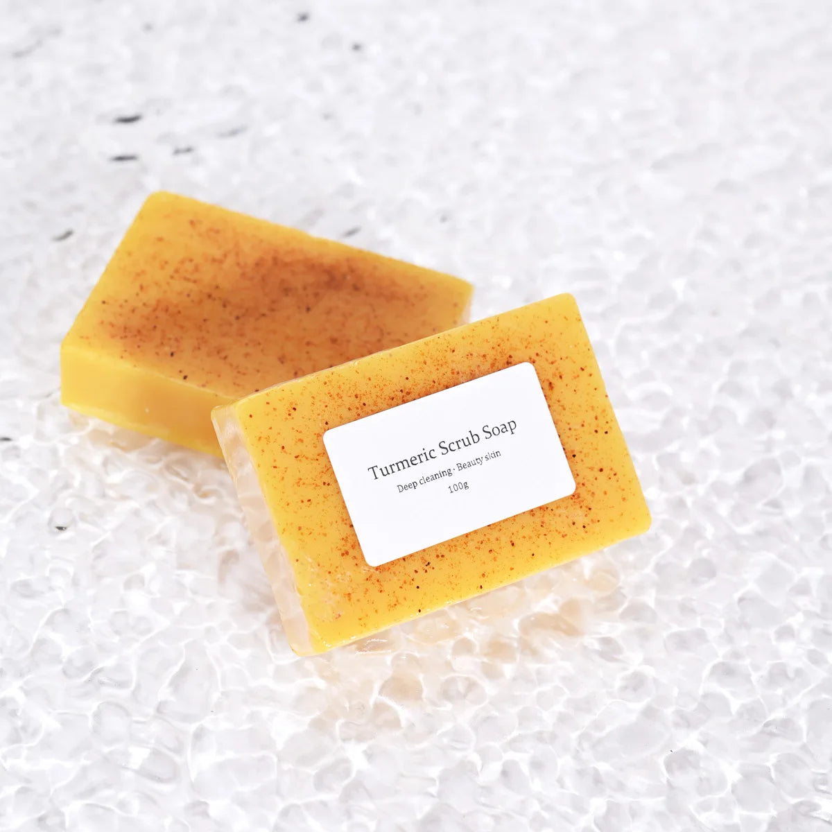 Turmeric Kojic Acid Soap - Natural Brightening Scrub for Face & Body