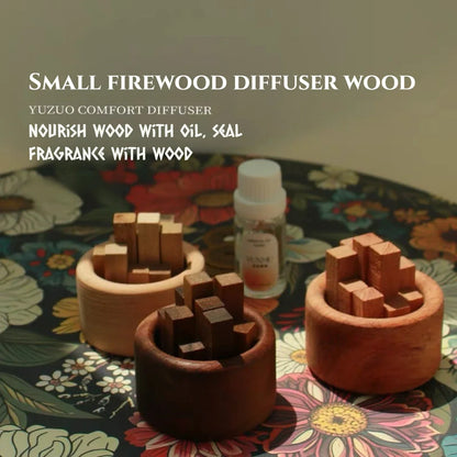 Electric Essential Oil Diffuser - Beech Wood Aromatherapy Machine