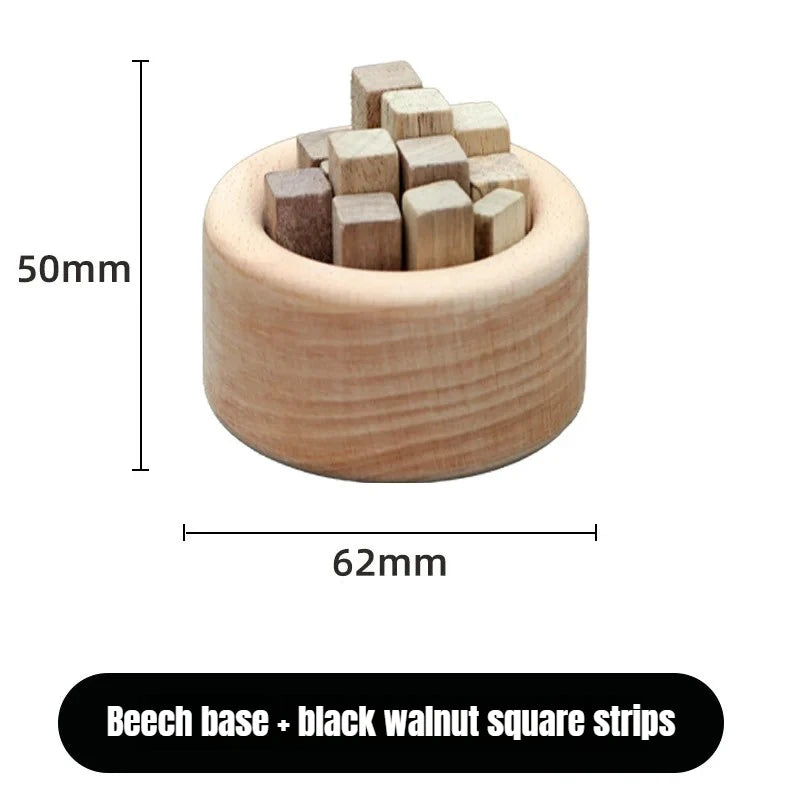 Electric Essential Oil Diffuser - Beech Wood Aromatherapy Machine