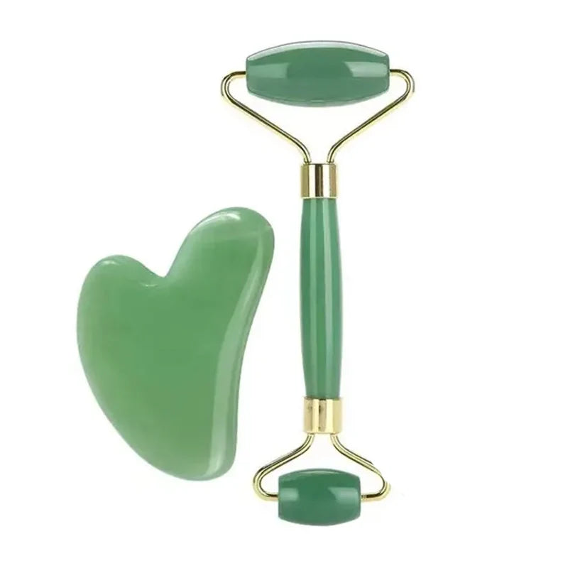 Ice Face Roller & Gua Sha Set 1-3pcs - Facial Massage Contouring Tools