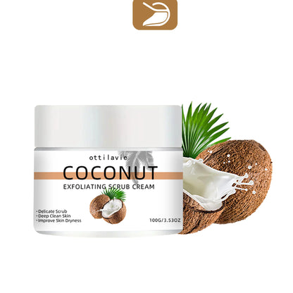Coconut Exfoliating Scrub - Physical Exfoliation for Face & Body