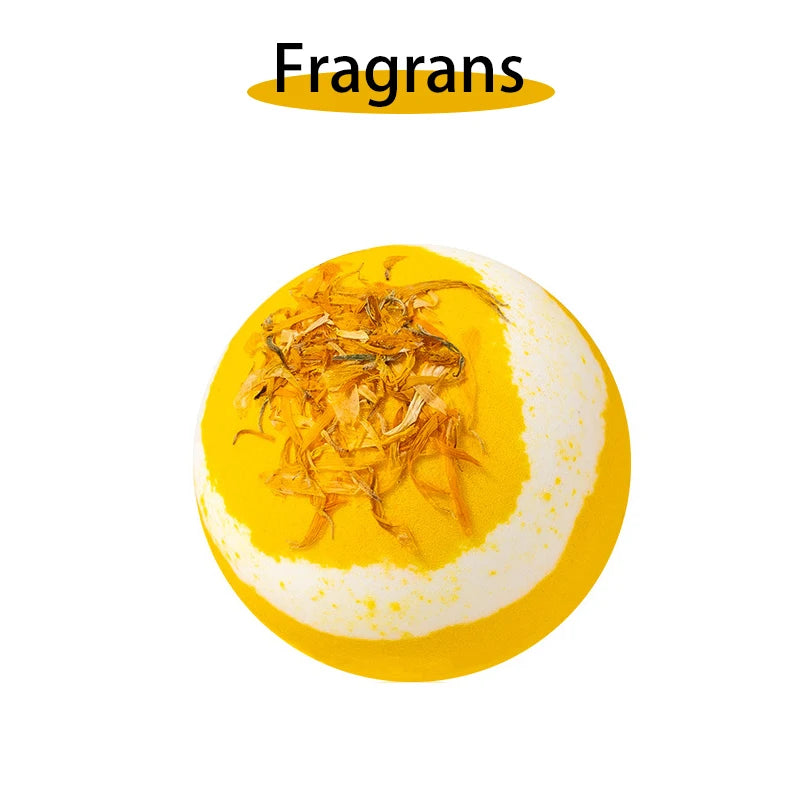 Organic Bath Bomb 100g - Handmade Essential Oil Spa Gift