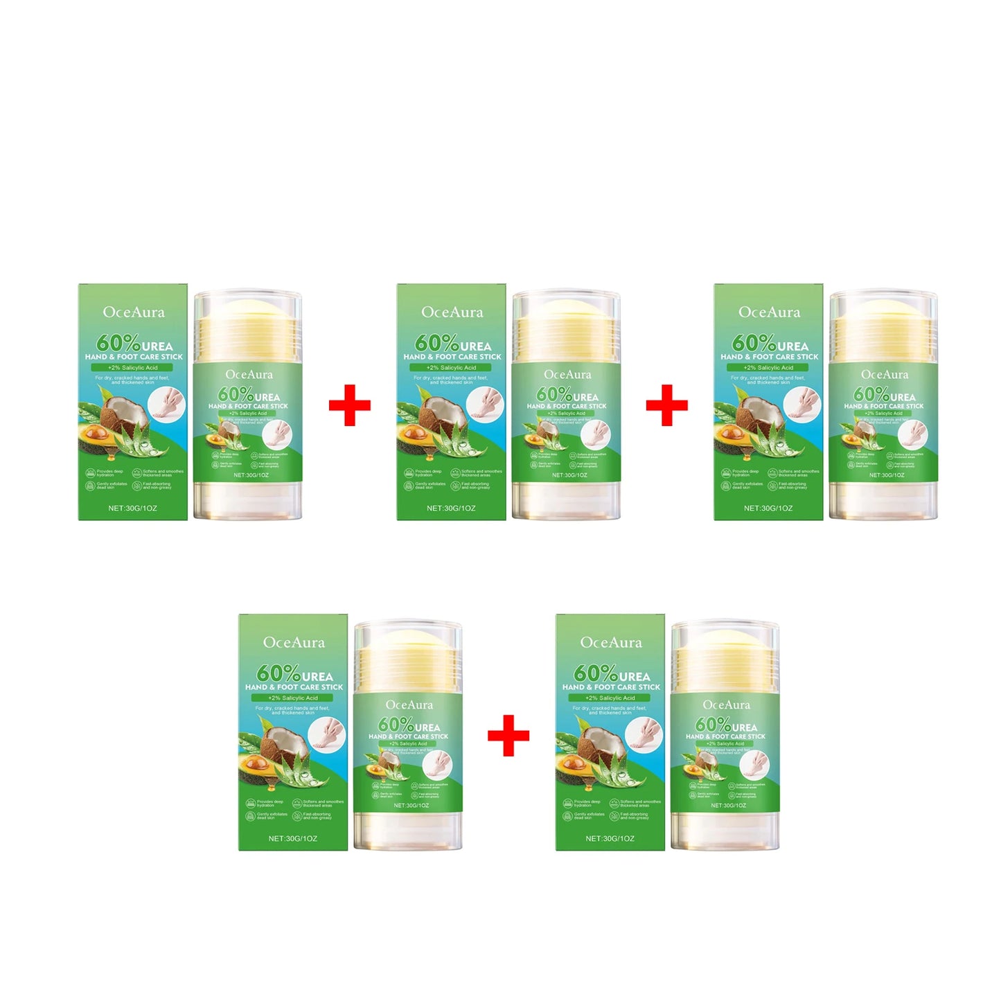 Foot Cream Stick - Moisturising Heel Crack Repair for Very Dry Skin