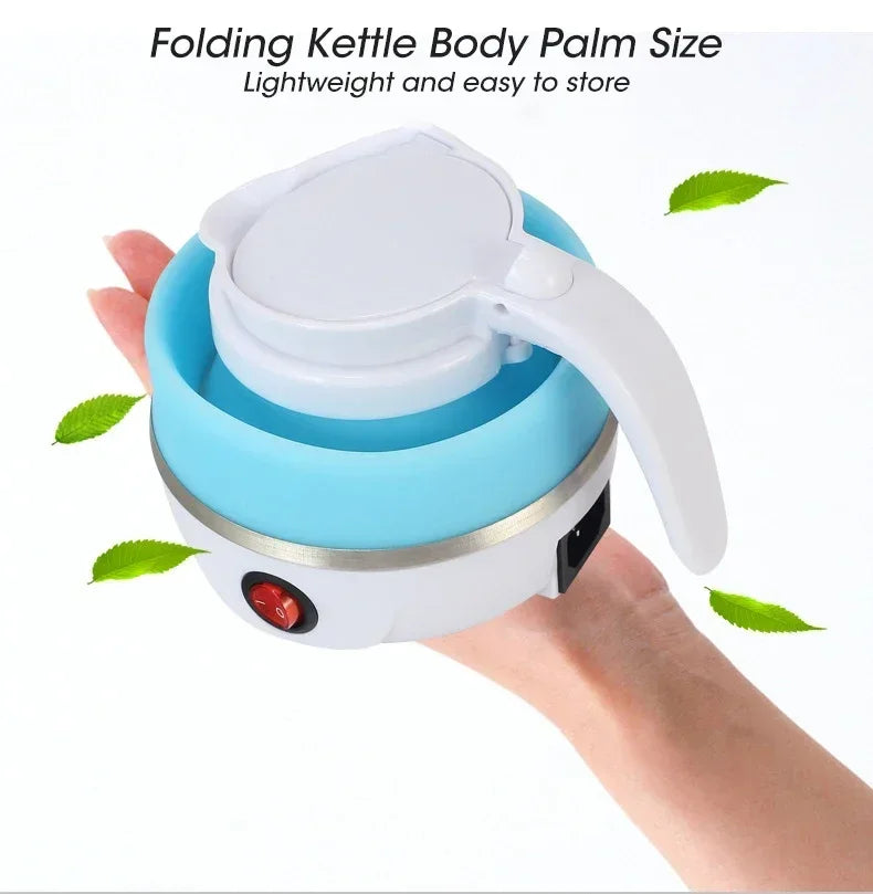 Electric Kettle Mini Foldable 600ml Water Heater Home Hot Water Portable Kitchen Kettle 220V Travel Electric Kettle