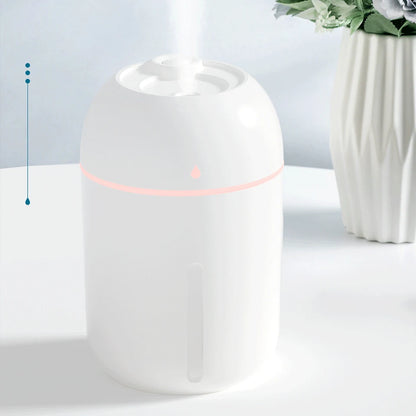 USB Aroma Diffuser 330ml - Portable Essential Oil Humidifier with LED
