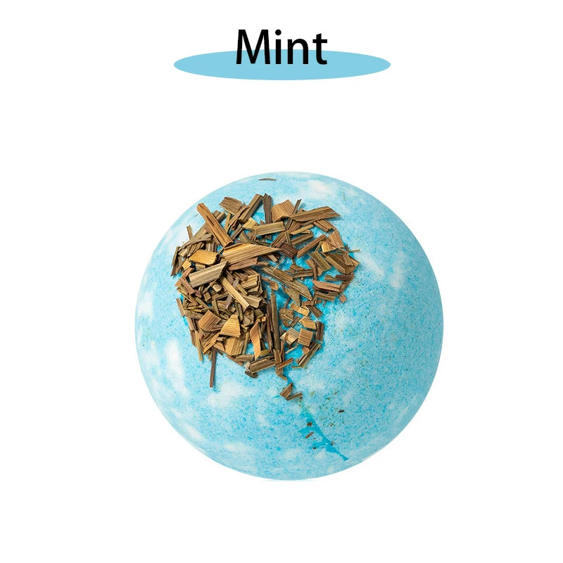 Organic Bath Bomb 100g - Handmade Essential Oil Spa Gift