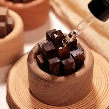 Electric Essential Oil Diffuser - Beech Wood Aromatherapy Machine