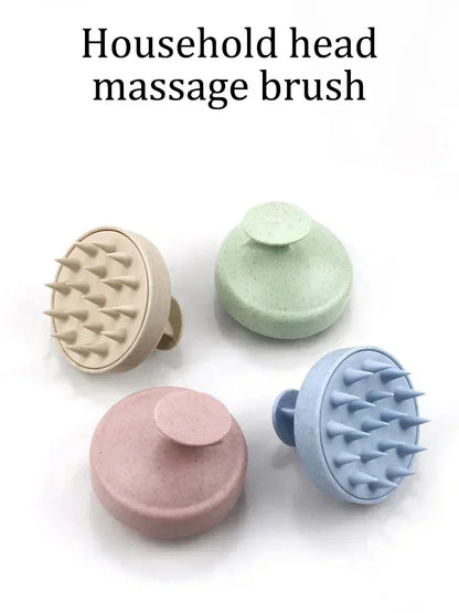 Silicone Shampoo Brush - Scalp Massage & Hair Washing Comb