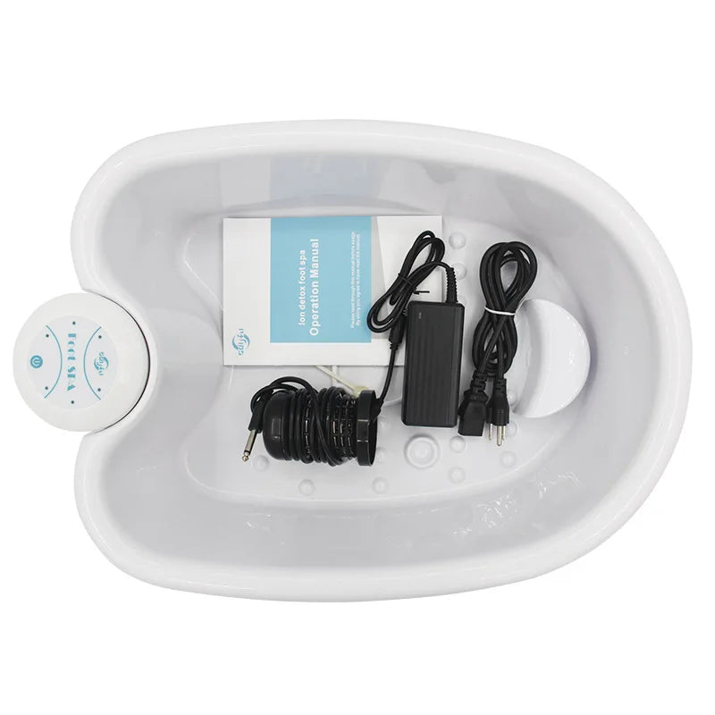 Ionic Detox Foot Spa - Electric Massage Bath with Basin & Arrays