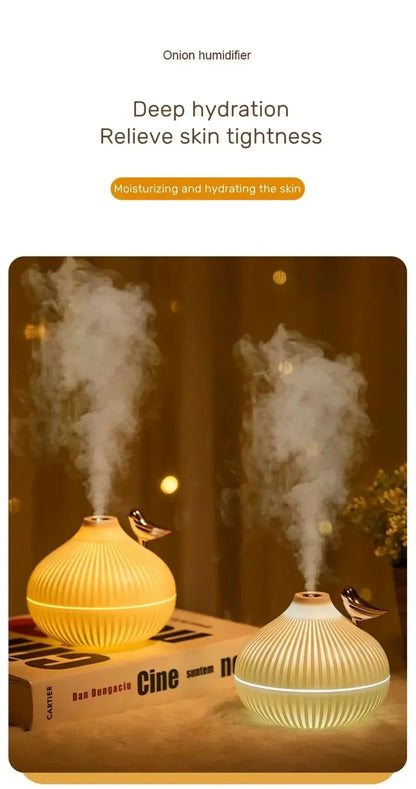 Portable USB Humidifier - Creative Onion Shape Aroma Diffuser