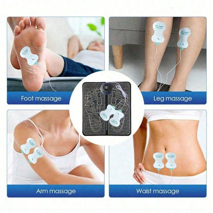 Electric Foot Massager - EMS Muscle Stimulation Pad for Relaxation