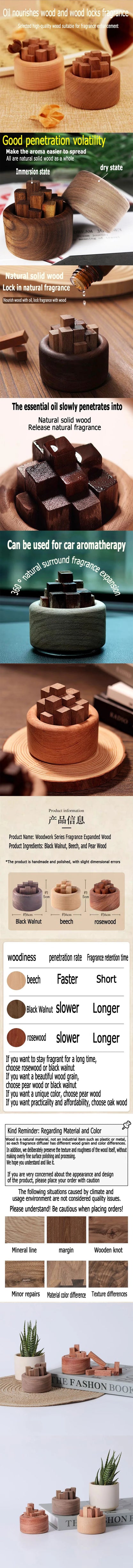 Reed Diffuser - Beech Wood Bottle Eco-Friendly Aromatherapy