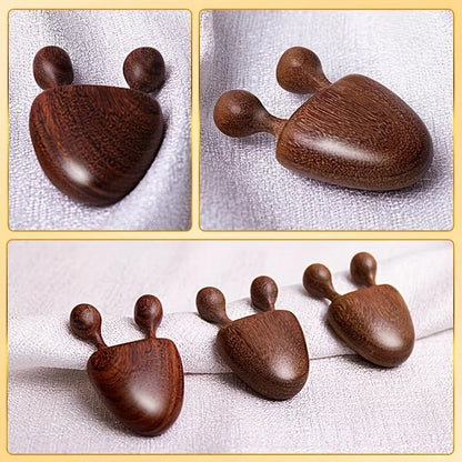Sandalwood Face Massager - Snail Shape Meridian Massage Tool