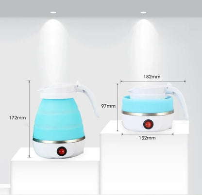 Electric Kettle Mini Foldable 600ml Water Heater Home Hot Water Portable Kitchen Kettle 220V Travel Electric Kettle