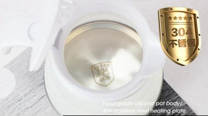 Electric Kettle Mini Foldable 600ml Water Heater Home Hot Water Portable Kitchen Kettle 220V Travel Electric Kettle