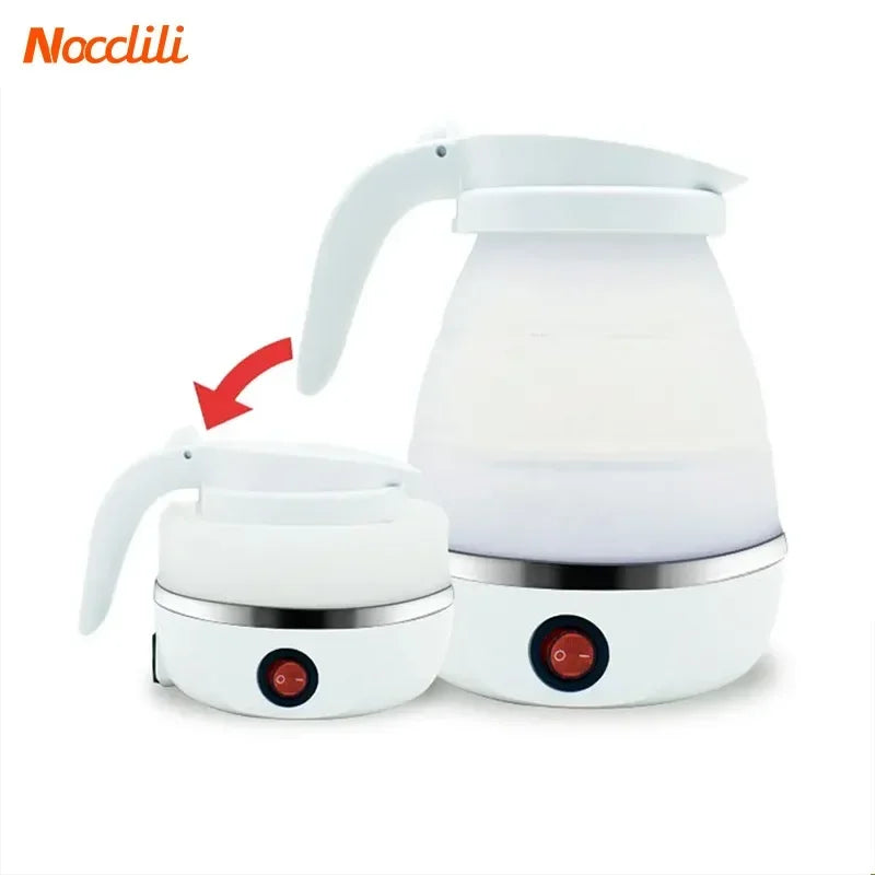 Electric Kettle Mini Foldable 600ml Water Heater Home Hot Water Portable Kitchen Kettle 220V Travel Electric Kettle