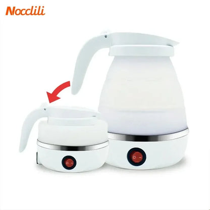 Electric Kettle Mini Foldable 600ml Water Heater Home Hot Water Portable Kitchen Kettle 220V Travel Electric Kettle