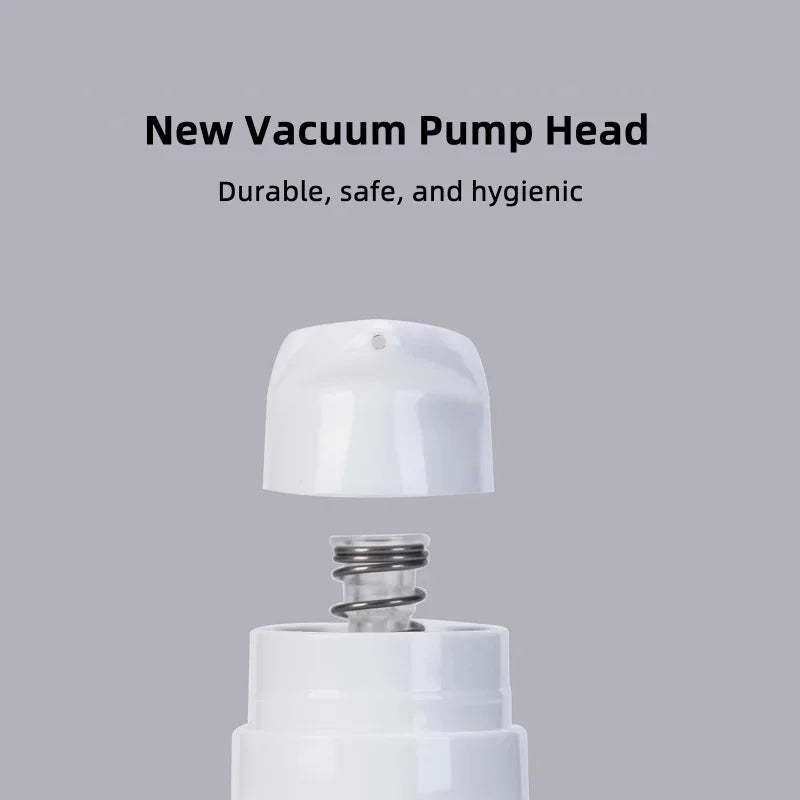Travel Cosmetic Bottles with Pump - 5Pcs Vacuum Containers for Skincare Products"
