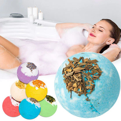 Organic Bath Bomb 100g - Handmade Essential Oil Spa Gift