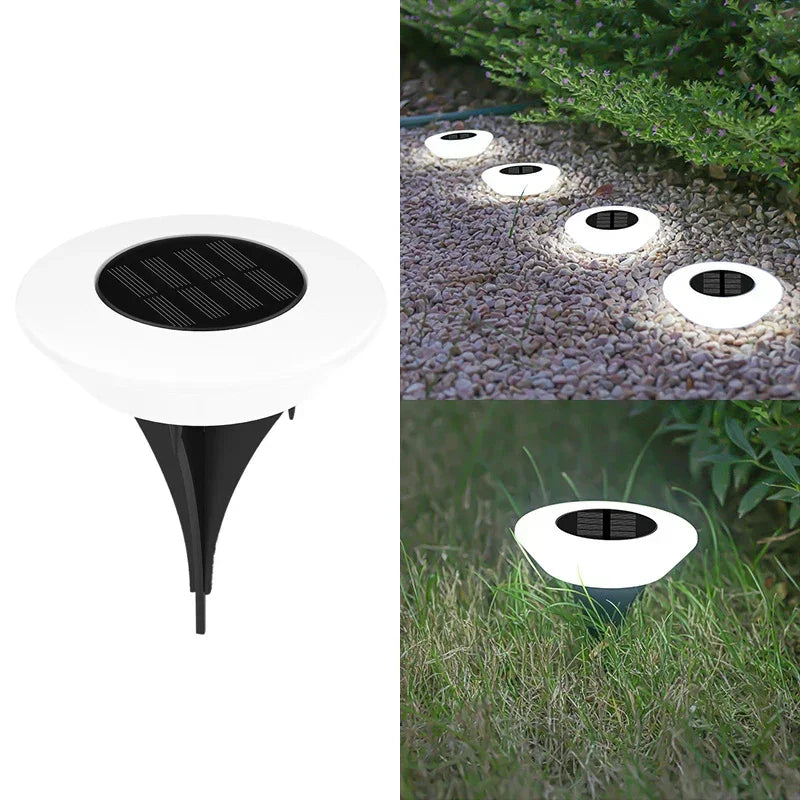 LED Solar Outdoor Lights Waterproof 360° Adjustable Landscape Light Garden Decoration Fence Stake Lawn Porch Walkway 1~8PCs