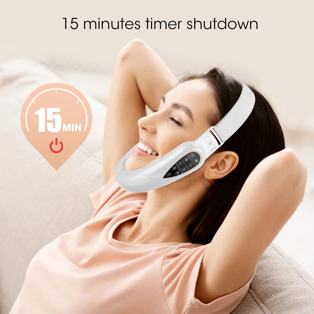 V-Face Massager - Rechargeable LED Facial Lifting Device