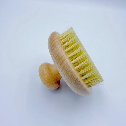 Sisal Body Brush - Natural Beech Wood Handle Exfoliating Back Scrubber