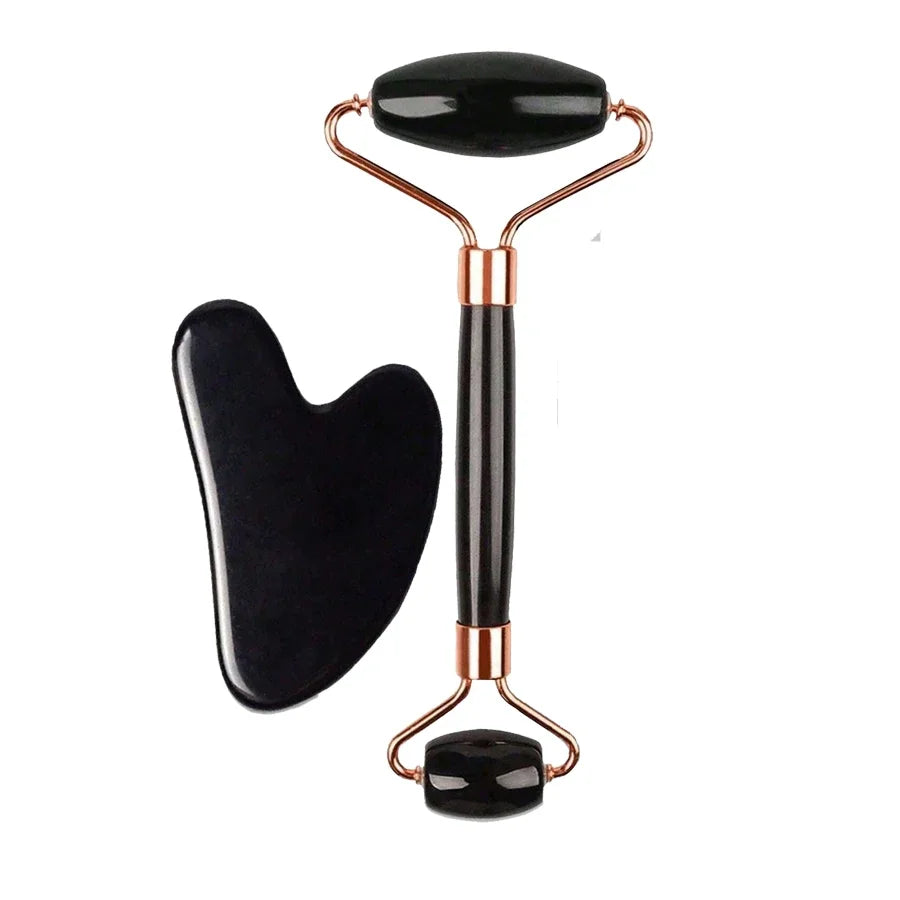 Ice Face Roller & Gua Sha Set 1-3pcs - Facial Massage Contouring Tools