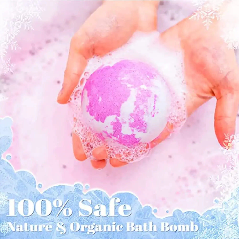 Organic Bath Bomb 100g - Handmade Essential Oil Spa Gift