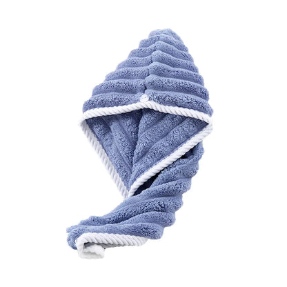 Hair Drying Cap - Super Absorbent Quick-Dry Towel Turban for Women