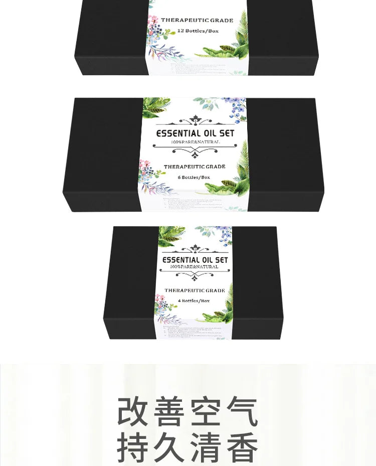 Essential Oil Set 10ml - Aromatherapy Massage & Candle Making Kit