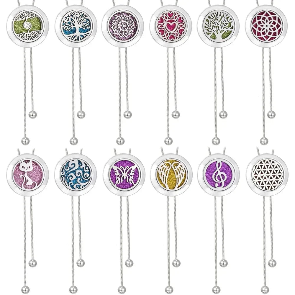 Tree of Life Aromatherapy Necklace - Essential Oil Diffuser Pendant