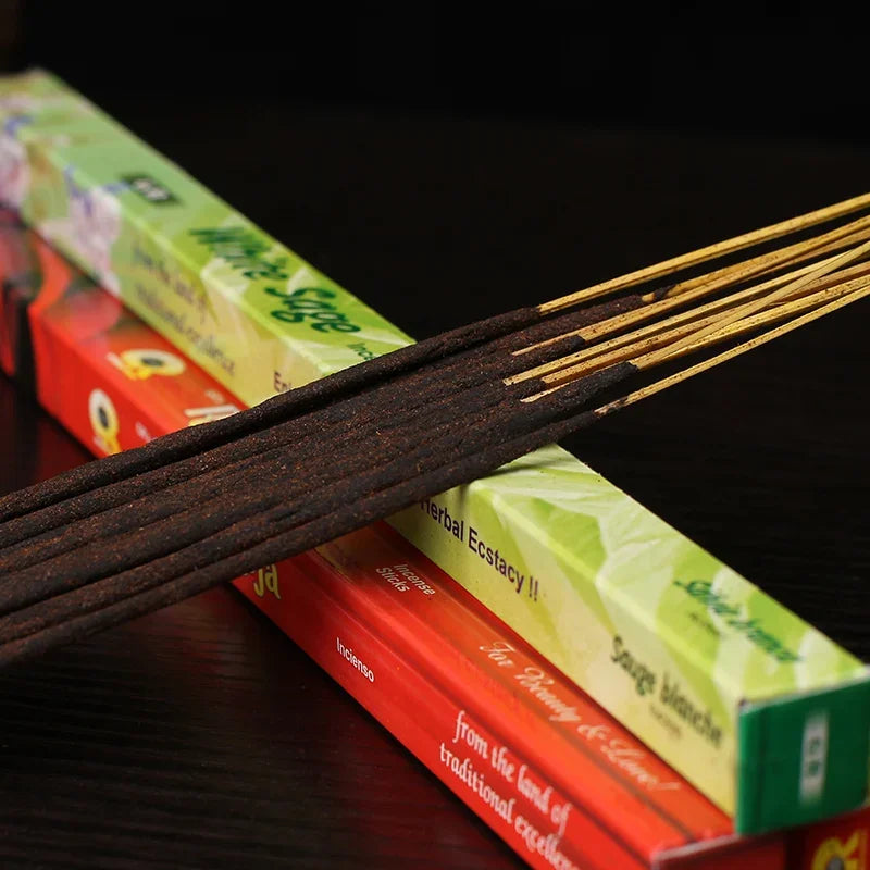 Tibetan White Sage Incense Sticks - Natural Joss Sticks Bulk Pack